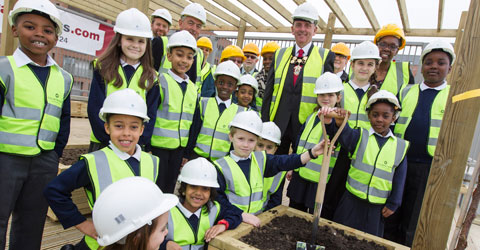 Rooftop Garden at Keir Hardie