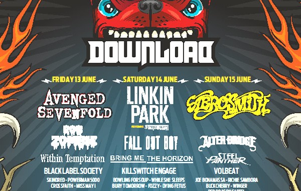 Download is coming and the line ups getting fat