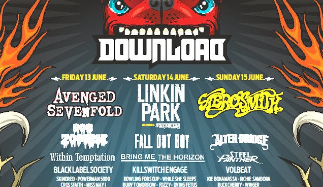 Download is coming and the line ups getting fat